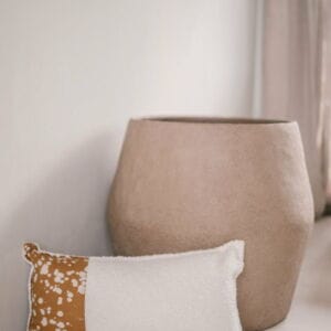 cushion cover 50x30 batik and boucle velvet