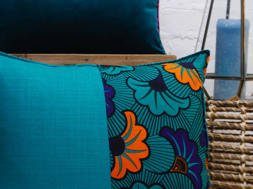 Housse de coussin KLIKO BLEU