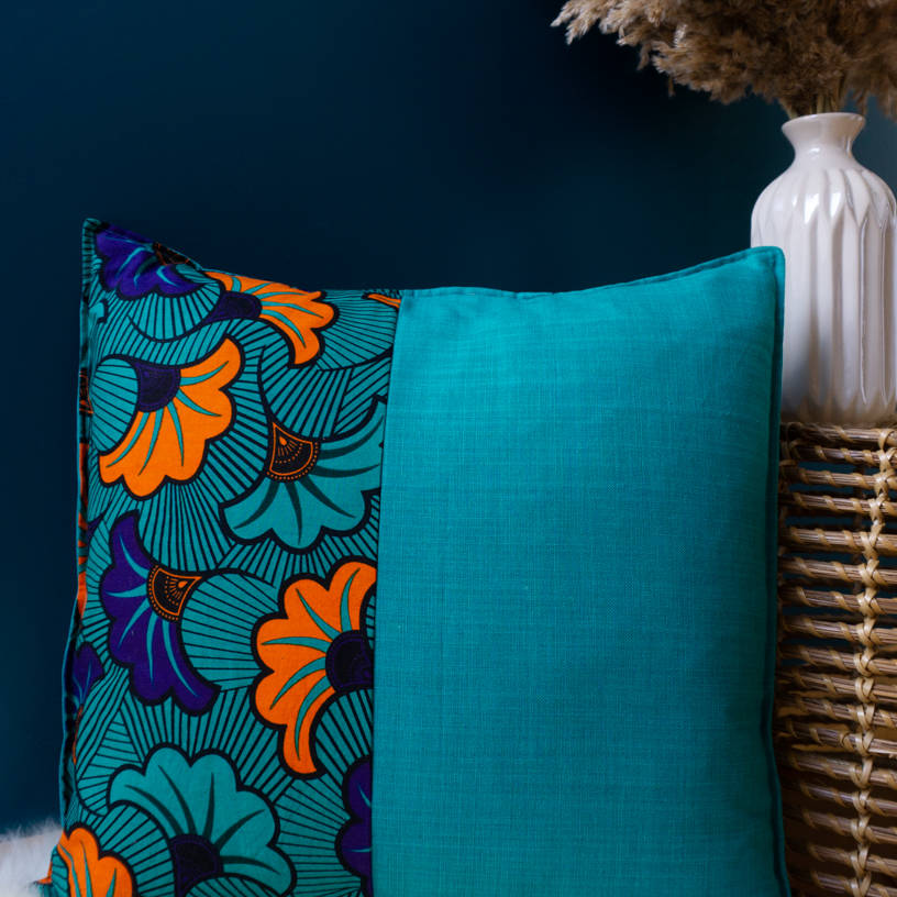 Housse de coussin KLIKO BLEU